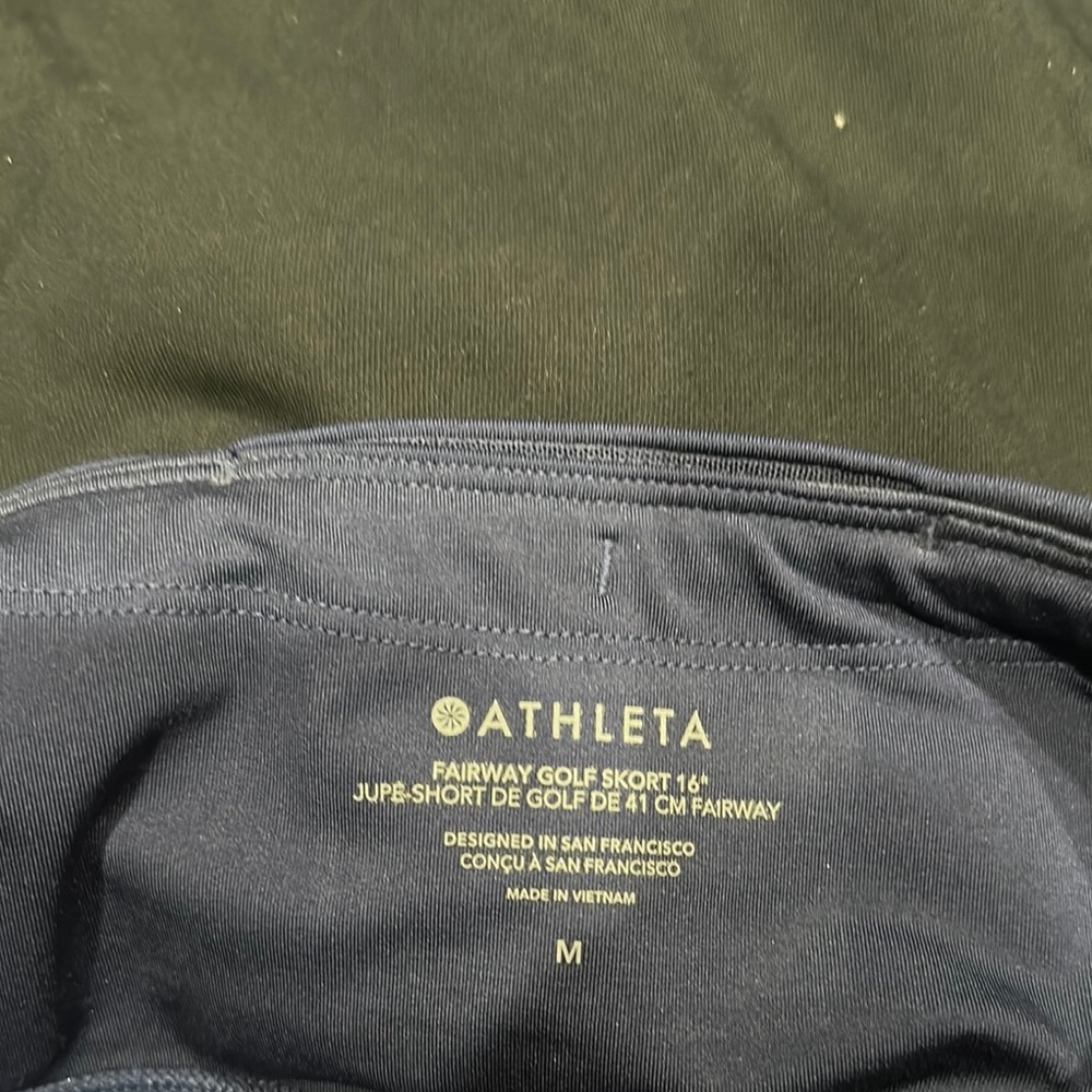 Athleta Navy Golf Skort